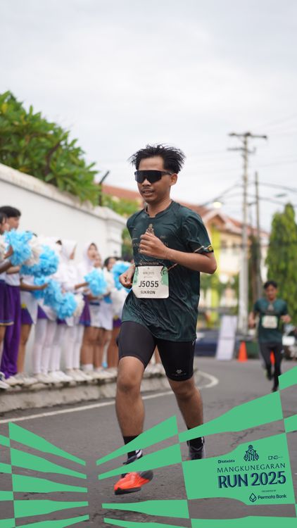 Race photo from Mangkunegaran Run 2025
