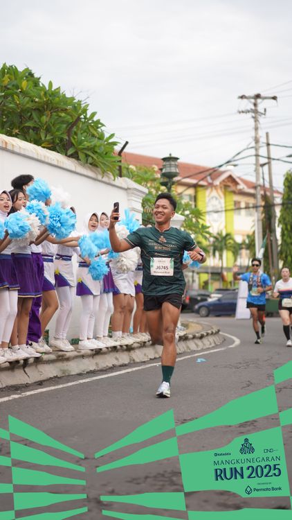 Race photo from Mangkunegaran Run 2025