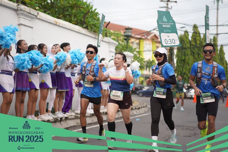 Race photo from Mangkunegaran Run 2025