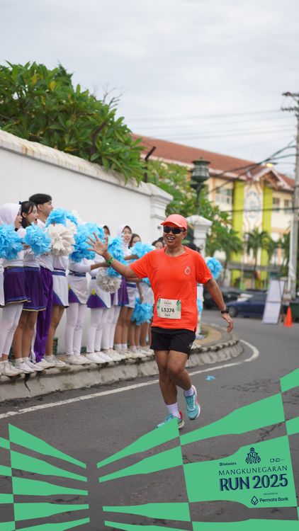 Race photo from Mangkunegaran Run 2025