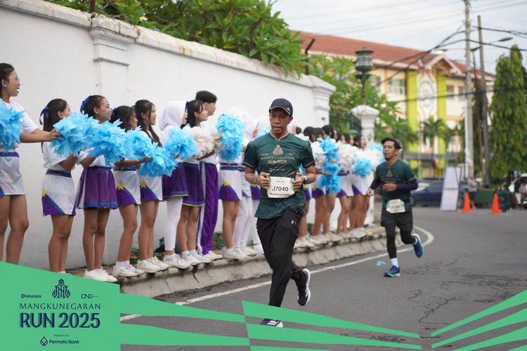 Race photo from Mangkunegaran Run 2025
