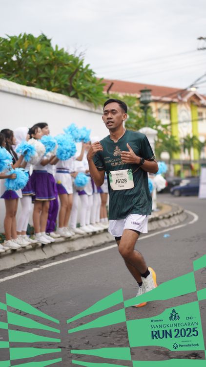 Race photo from Mangkunegaran Run 2025
