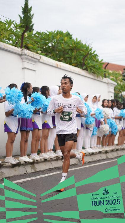 Race photo from Mangkunegaran Run 2025