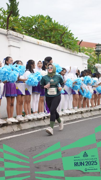 Race photo from Mangkunegaran Run 2025