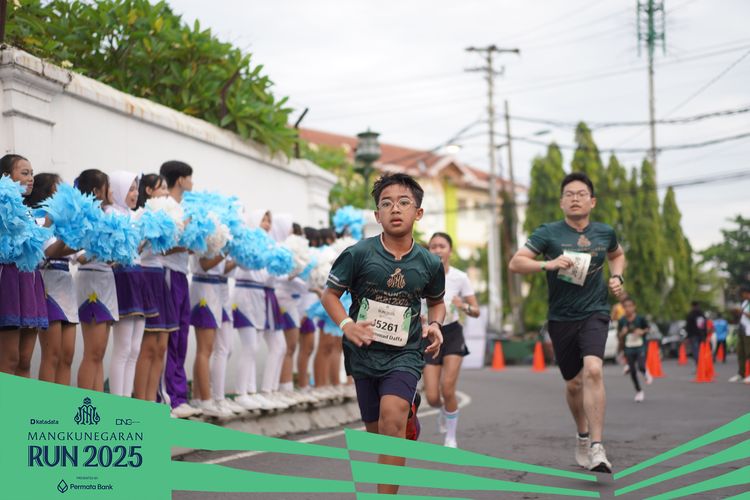 Race photo from Mangkunegaran Run 2025
