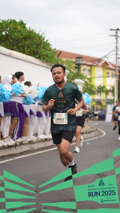 Race photo from Mangkunegaran Run 2025