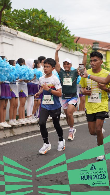 Race photo from Mangkunegaran Run 2025