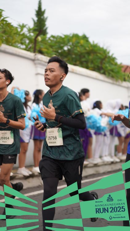 Race photo from Mangkunegaran Run 2025