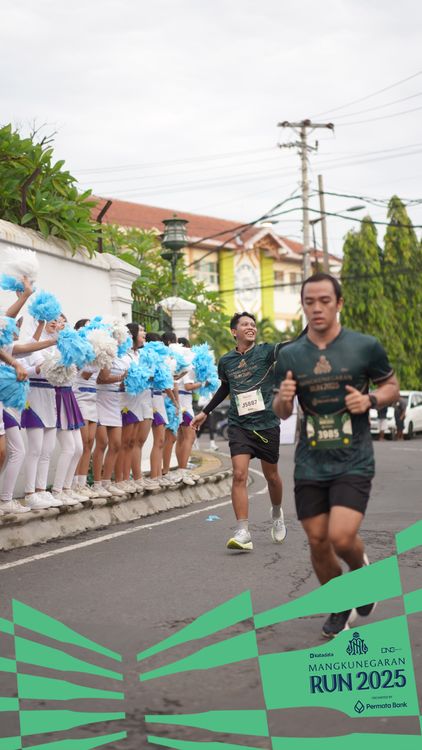 Race photo from Mangkunegaran Run 2025