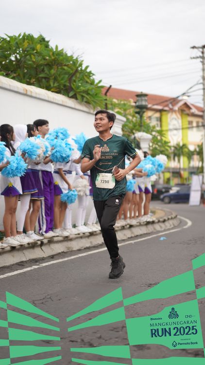 Race photo from Mangkunegaran Run 2025