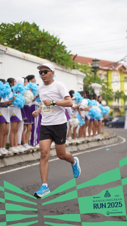 Race photo from Mangkunegaran Run 2025