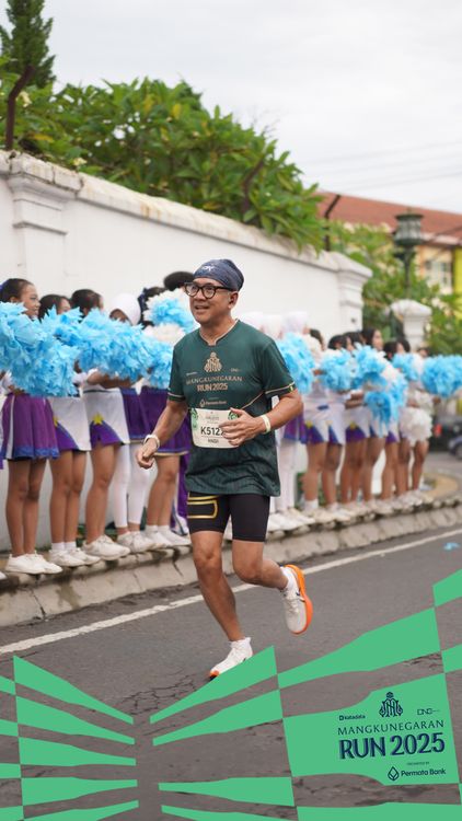 Race photo from Mangkunegaran Run 2025