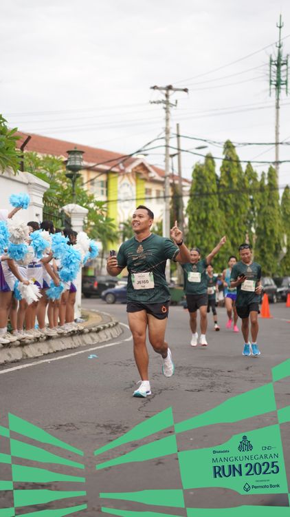 Race photo from Mangkunegaran Run 2025