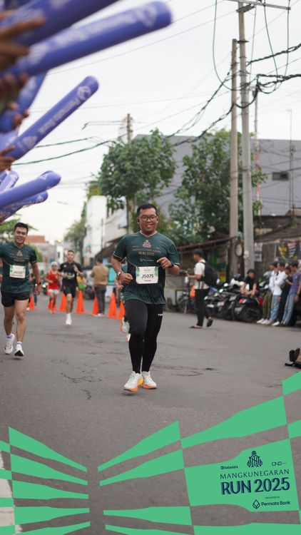 Race photo from Mangkunegaran Run 2025