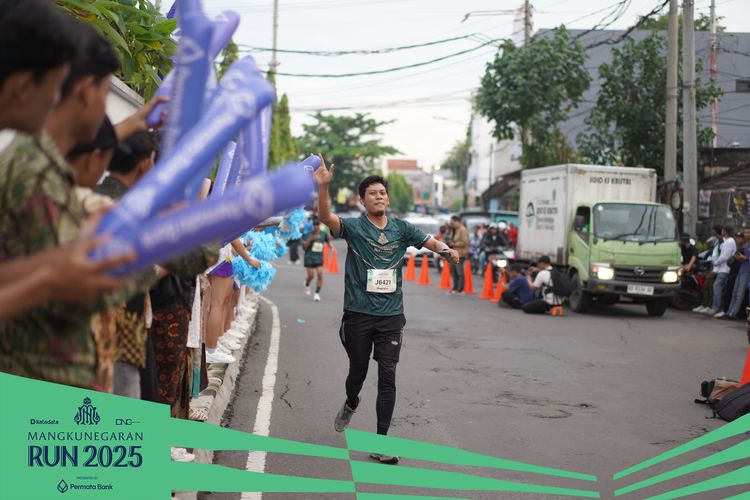 Race photo from Mangkunegaran Run 2025