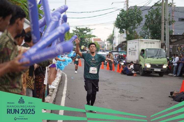 Race photo from Mangkunegaran Run 2025
