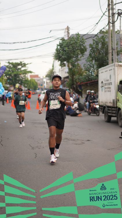 Race photo from Mangkunegaran Run 2025