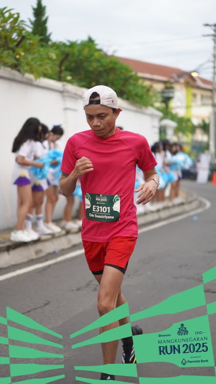 Race photo from Mangkunegaran Run 2025
