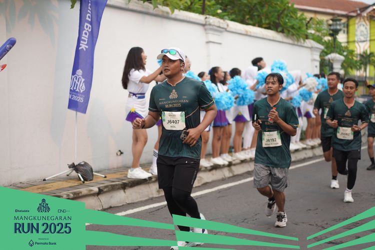 Race photo from Mangkunegaran Run 2025