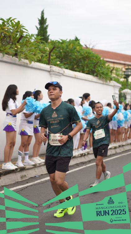 Race photo from Mangkunegaran Run 2025