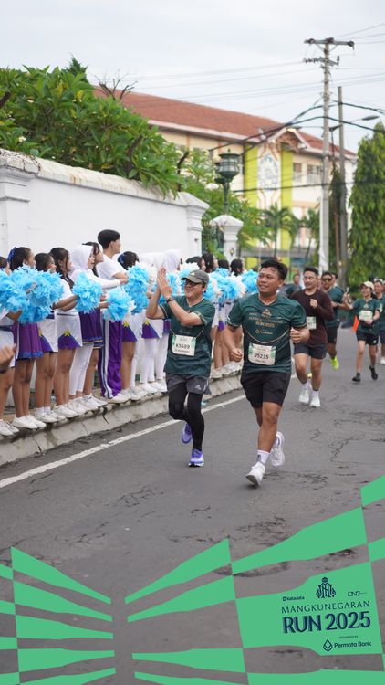 Race photo from Mangkunegaran Run 2025