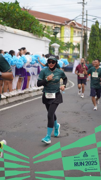 Race photo from Mangkunegaran Run 2025
