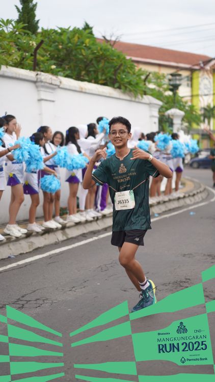 Race photo from Mangkunegaran Run 2025