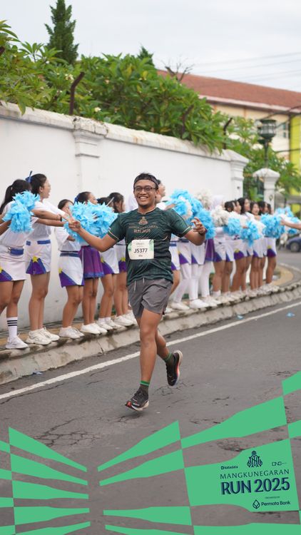 Race photo from Mangkunegaran Run 2025