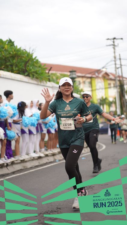 Race photo from Mangkunegaran Run 2025