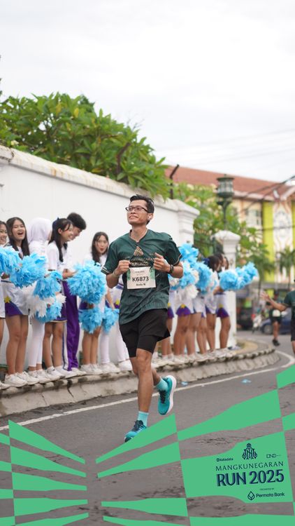 Race photo from Mangkunegaran Run 2025