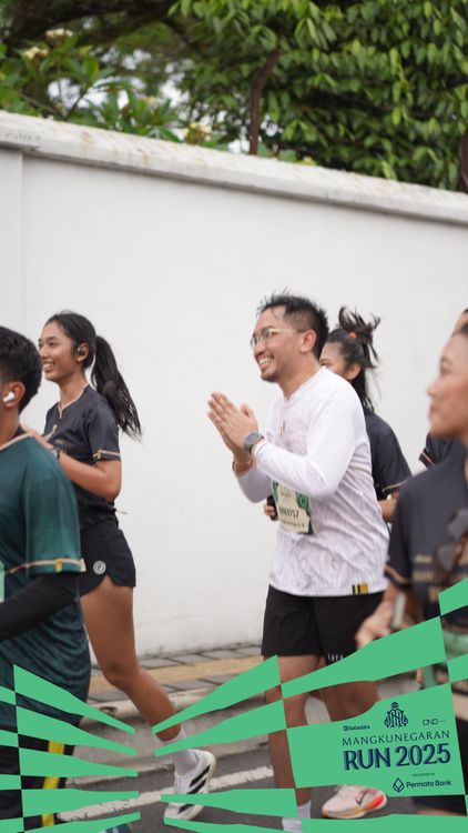 Race photo from Mangkunegaran Run 2025