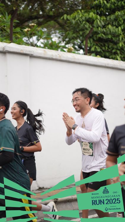 Race photo from Mangkunegaran Run 2025