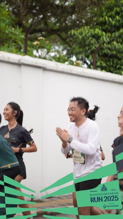 Race photo from Mangkunegaran Run 2025