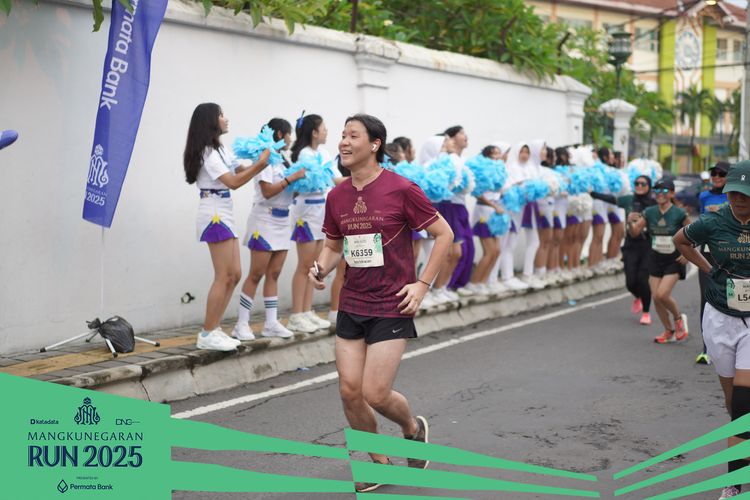 Race photo from Mangkunegaran Run 2025