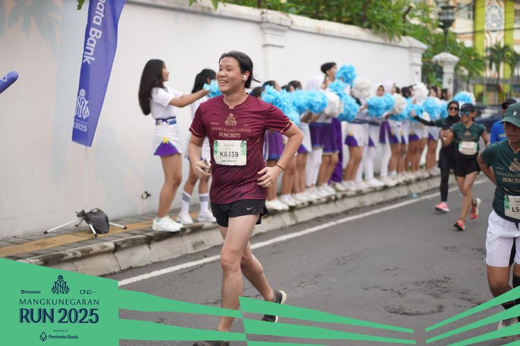 Race photo from Mangkunegaran Run 2025