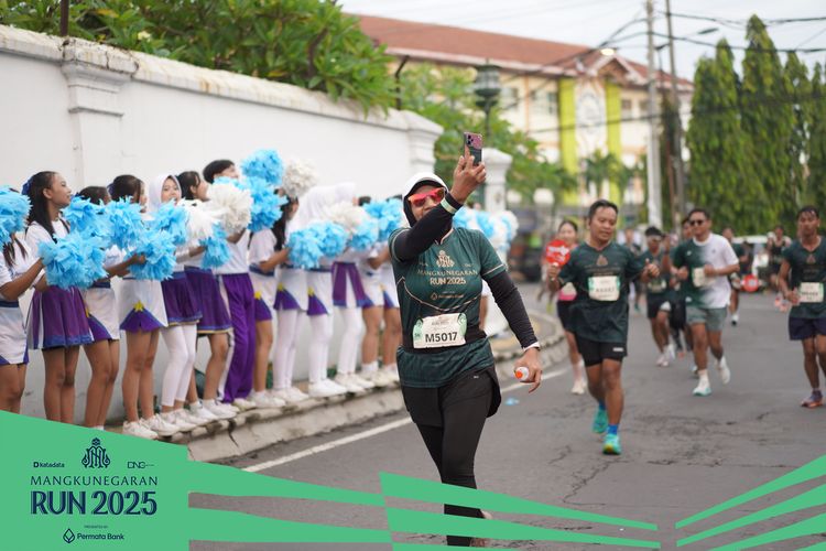 Race photo from Mangkunegaran Run 2025