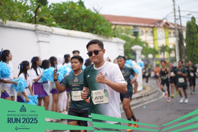Race photo from Mangkunegaran Run 2025