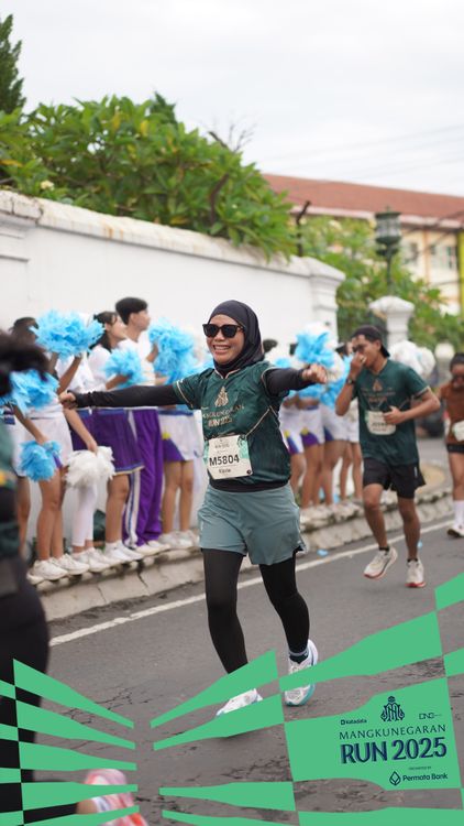 Race photo from Mangkunegaran Run 2025