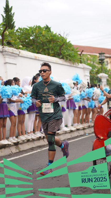 Race photo from Mangkunegaran Run 2025