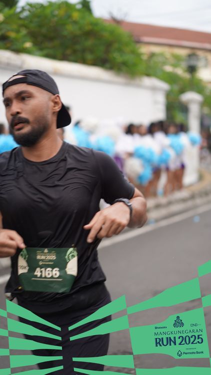 Race photo from Mangkunegaran Run 2025