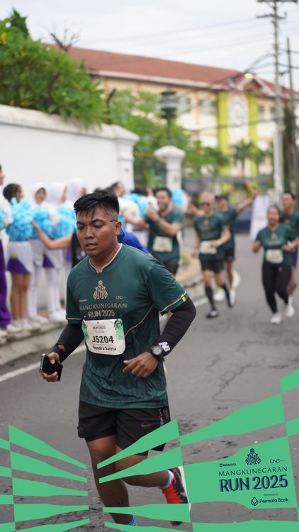 Race photo from Mangkunegaran Run 2025
