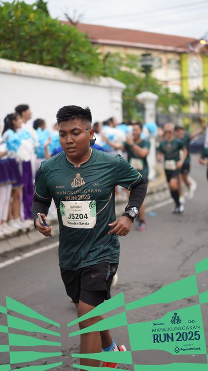 Race photo from Mangkunegaran Run 2025
