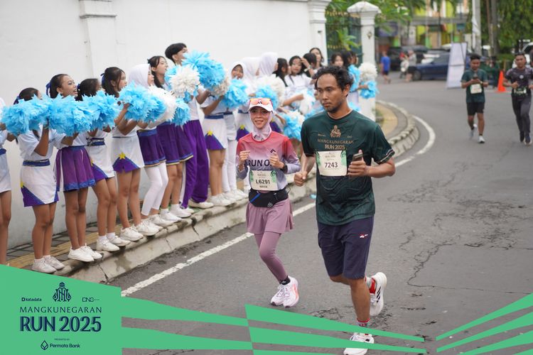 Race photo from Mangkunegaran Run 2025