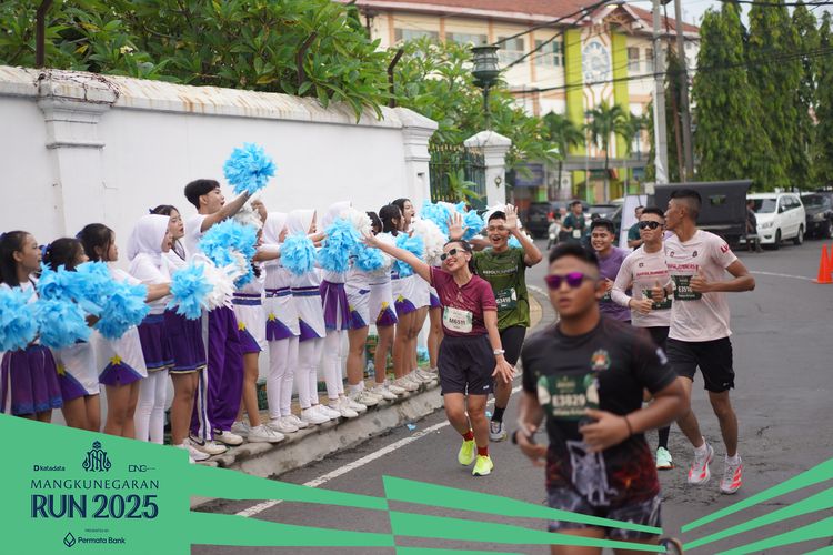 Race photo from Mangkunegaran Run 2025