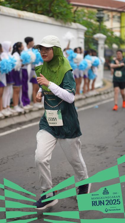 Race photo from Mangkunegaran Run 2025