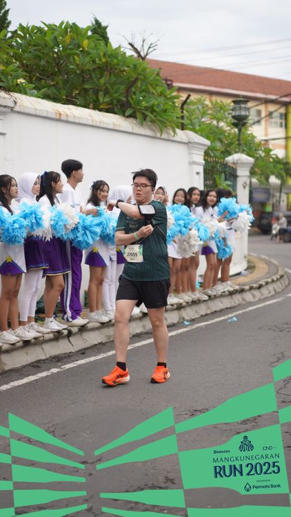 Race photo from Mangkunegaran Run 2025