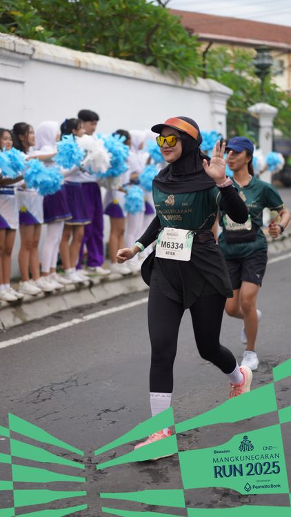 Race photo from Mangkunegaran Run 2025