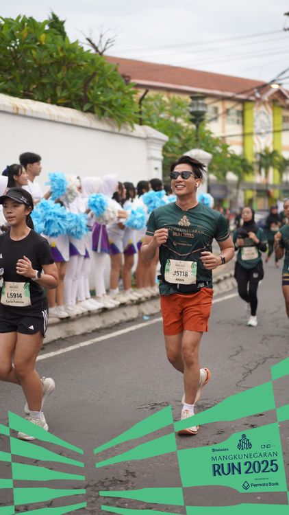 Race photo from Mangkunegaran Run 2025