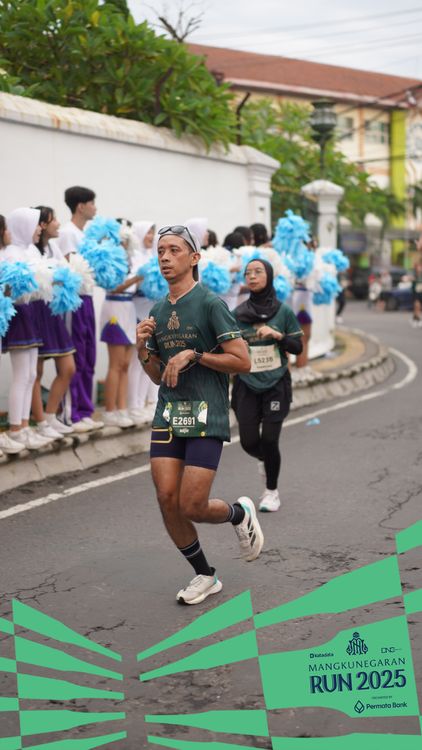 Race photo from Mangkunegaran Run 2025
