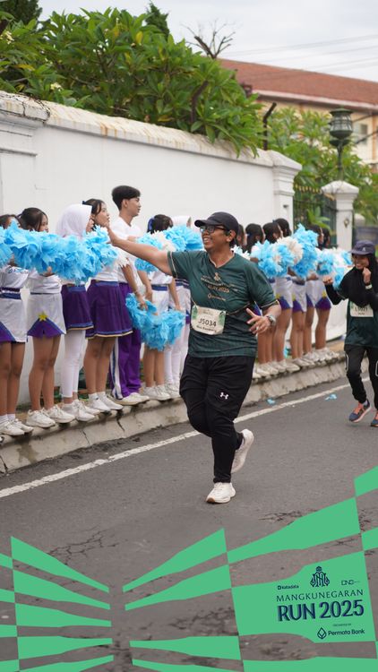 Race photo from Mangkunegaran Run 2025